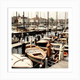 The Old Marina~Reimagined by Hall-O-Gram Creations, hallogram, hallogramcreations 21 Art Print