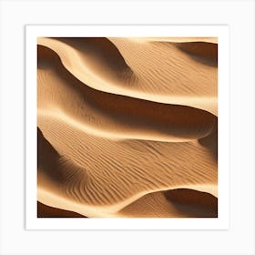 Sand Dune In The Desert Art Print