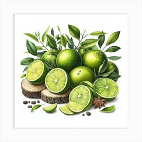 Lime 4 Art Print