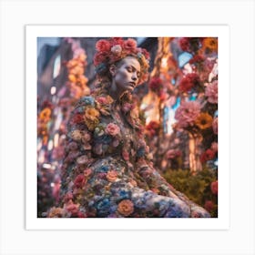 Botanical Thinking Beauty 1 Art Print