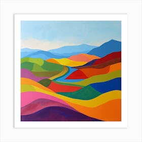 Abstract Travel Collection Bulgaria 2 Art Print