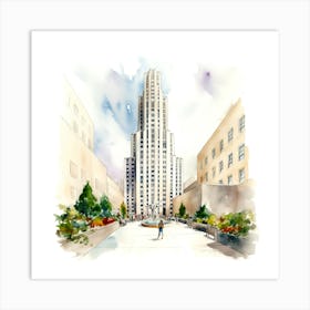 Of A Building Art Print