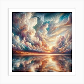 Sunset Clouds Art Print