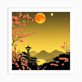 Asian Landscape 4 Art Print