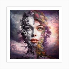 Portrait Of A Woman 2 Art Print