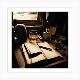 Glass Of Whiskey Art Print