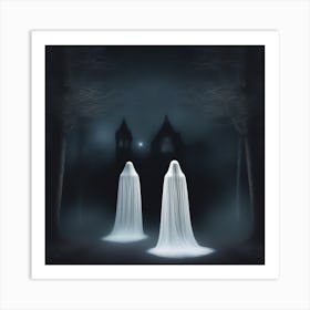 Ghosts In The Woods 2 Art Print