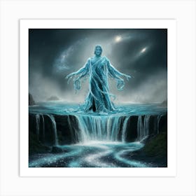 Ice Goddess 2 Art Print