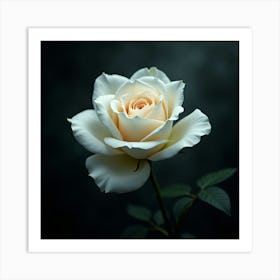 White Rose 1 Art Print