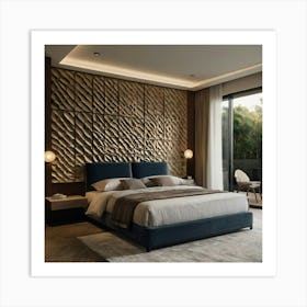 Modern Bedroom Design Art Print