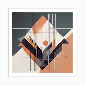 Abstract Geometric Art Prints and Posters 2 Art Print