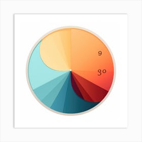 Pie Chart Art Print