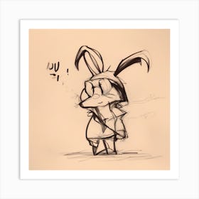 Bunny Rabbit Art Print