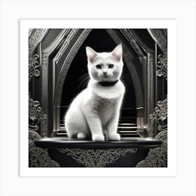 British Cat Art Print