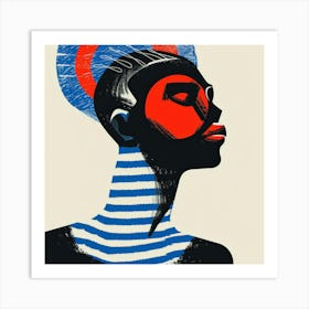 African Woman 129 Art Print