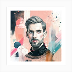 Portrait Of A Man 4 Art Print