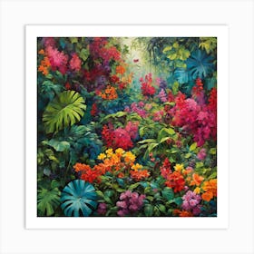 Tropical Garden 2 Art Print