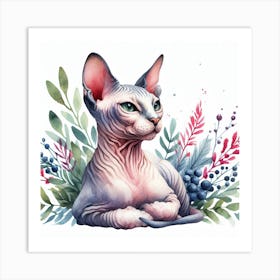 Sphinx-cat 7 Art Print