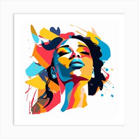 Portrait Of A Woman 5 Art Print