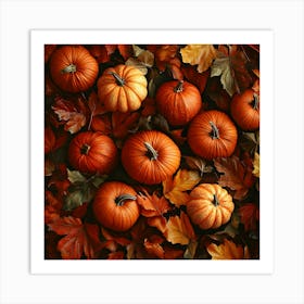 The Pumpkin Harvest 1 Art Print