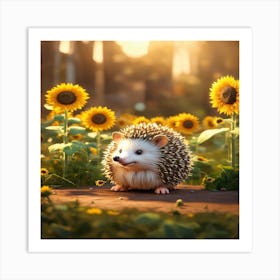 Hedgehog Art Print