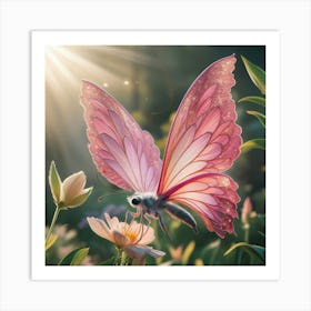 Fairy Butterfly Art Print