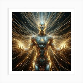 Futuristic Man Art Print