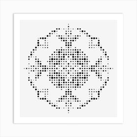 Dot Mandala 08 Art Print