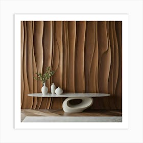 Wavy Wall 16 Art Print