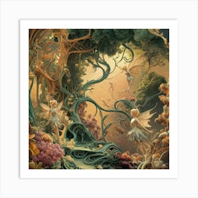 Fairy Forest 1 Art Print