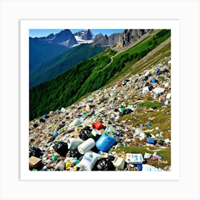 Garbage Mountain 1 Art Print