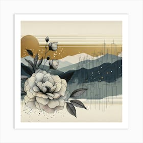 Roses In The Sky 1 Art Print