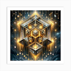 Fractal Geometry Art Print