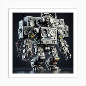 Digital Robot10 Art Print