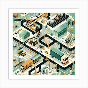 Industrial Design Illustration Art Print