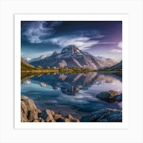 Reflection In The Lake Art Print