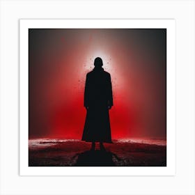 Man In The Red Coat 1 Art Print