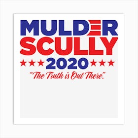 Mulder Scully 2020 Art Print