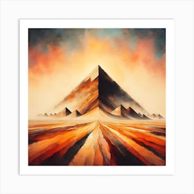 Egyptian Pyramids 2 Art Print