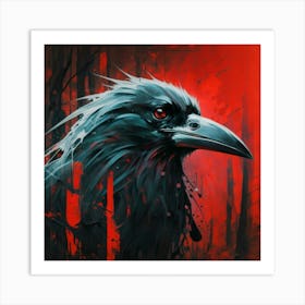 Raven Art Print