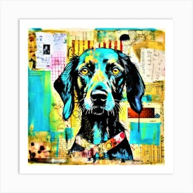 Im In Dog Zone - Doggy Land Art Print