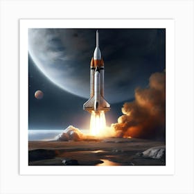 Lift Off  Art Print