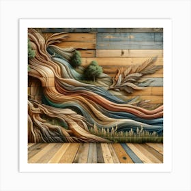 Tree In The Woods Art Print