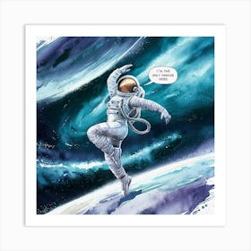 Space Dancer Art Print