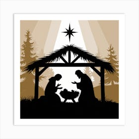 Nativity Scene Art Print