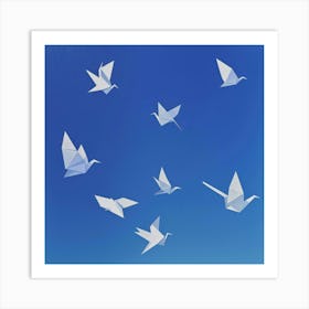 Origami Birds 2 Art Print