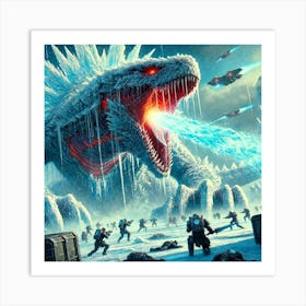 Tundra Leviathan Cryo Breath Art Print