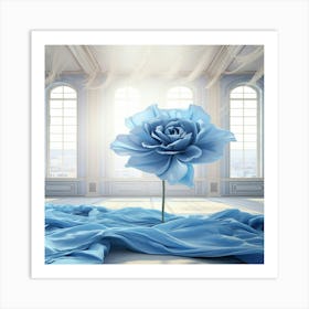 Blue Rose 1 Art Print