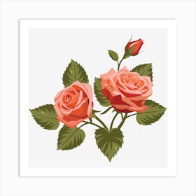 Roses Art Print