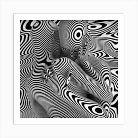 'Black And White' Art Print